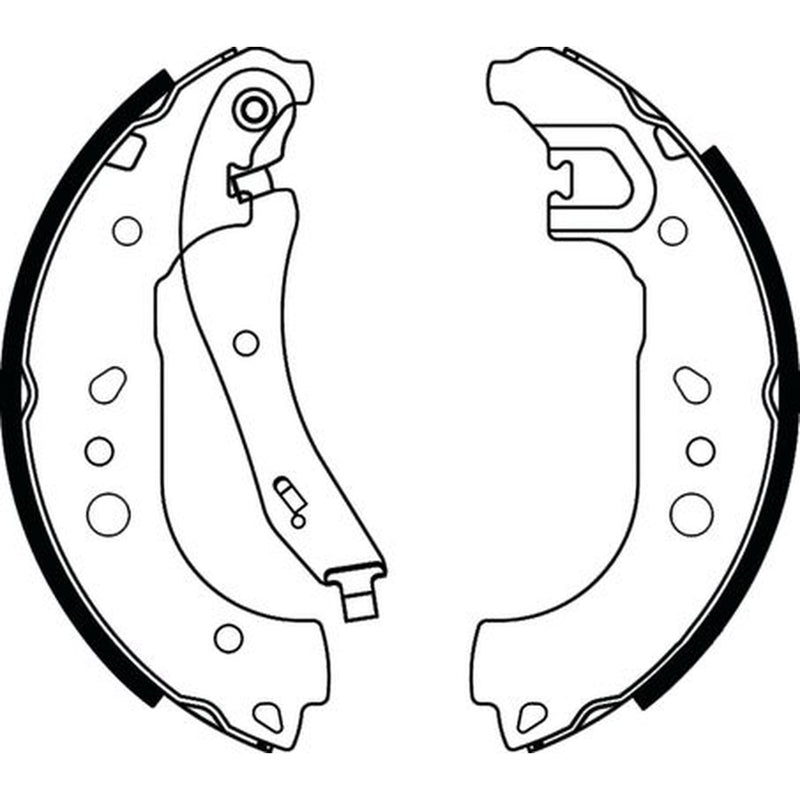 Abtex Brake Shoe Set Axle Kit ABS4160