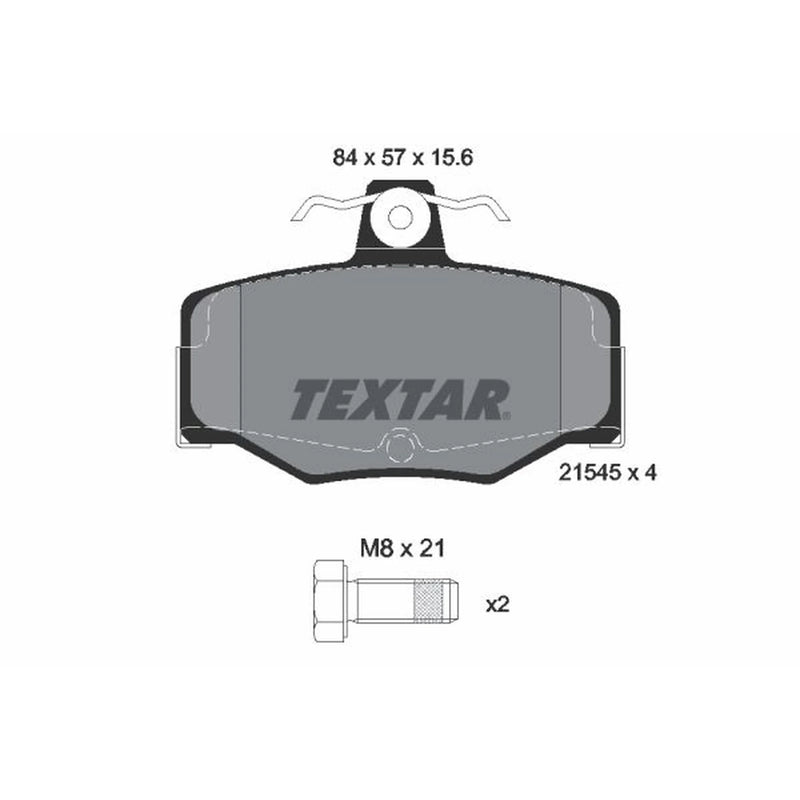 Textar Rear Brake Pad Set 2154501