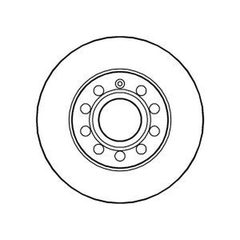Abtex 2 x Solid Rear Brake Discs BD1144S