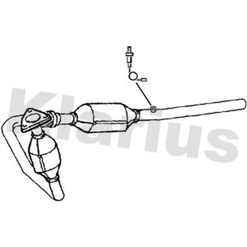 Klarius Catalyst Type Approved With Pipe 322690