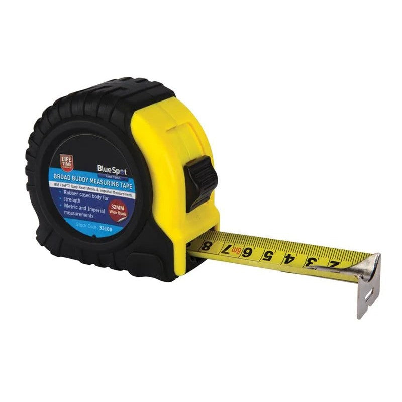 BlueSpot Tools Broad Buddy Pocket Tape 8m/26ft (Width 32mm) - 33100