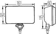 Hella 1NB 005 860-601 Front Fog Light Set