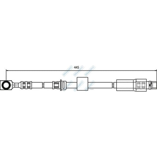 Apec Brake Hydraulic Hose Line Front BHO4294