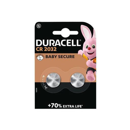 Duracell CR2032 Coin Lithium Battery (Pack 2) - S5737