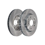 Febi 2 x Internally Vented Front Brake Discs 108469