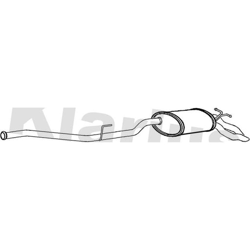 Klarius Box With Tail Pipe Rear MZ425V