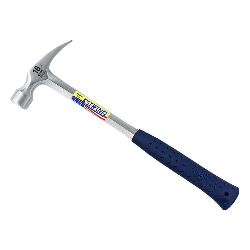 Estwing E3/16S Straight Claw Hammer - Vinyl Grip 450g (16oz) - E3/16S