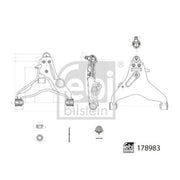 Febi Control/Trailing Arm Lower 178983