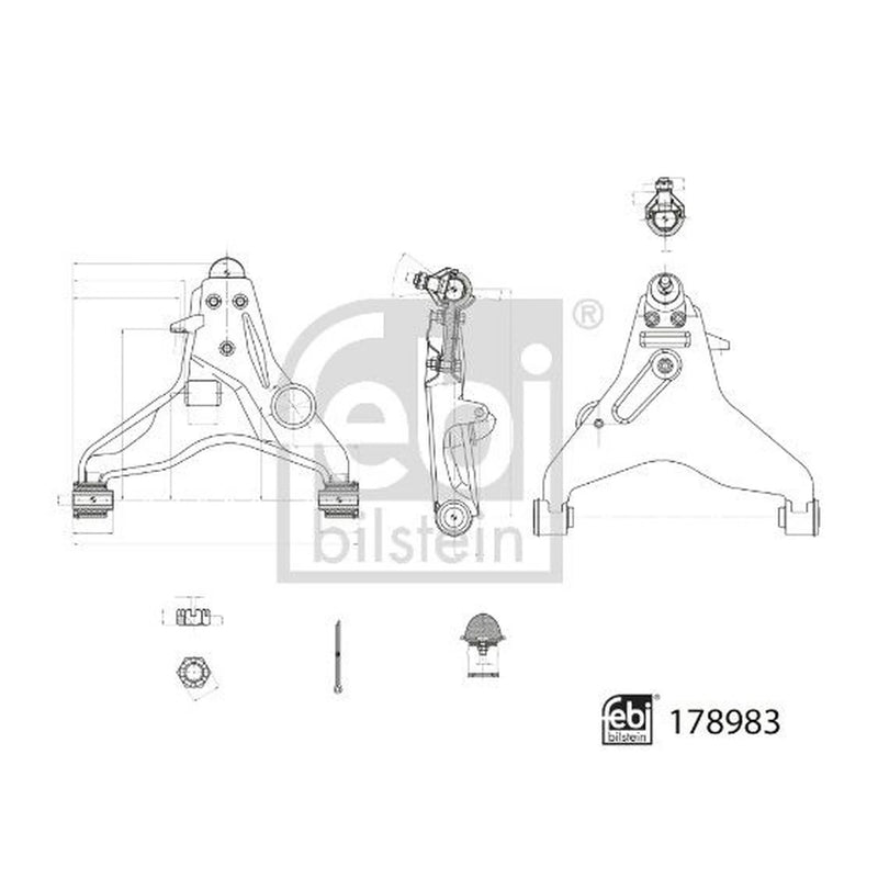 Febi Control/Trailing Arm Lower 178983