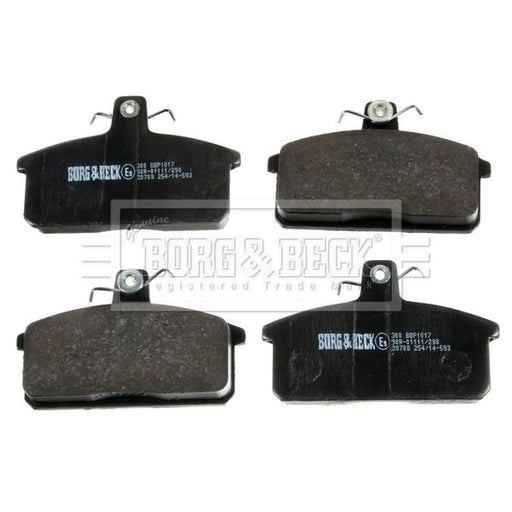 Borg & Beck 4 x Front Brake Pad Set BBP1017