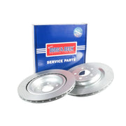 Borg & Beck 2 x Vented Rear Brake Discs BBD5605
