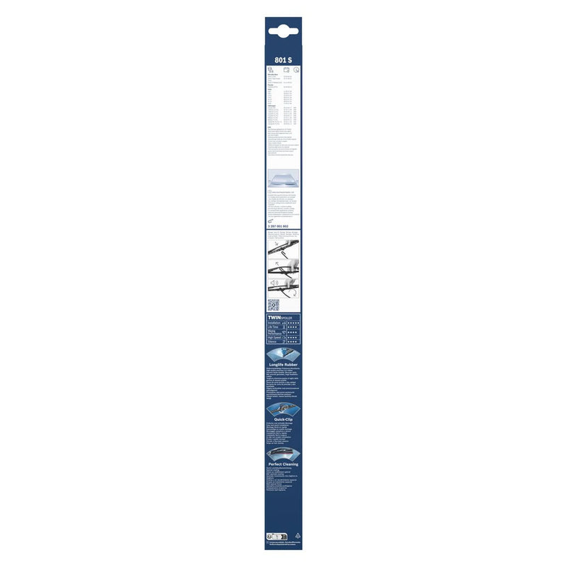 Bosch Twin Spoiler Wiper Blade Set 600mm + 530mm — 801S OE 7H0998003 7H1955425F