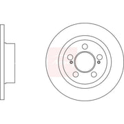 Apec 2 x Solid Rear Brake Discs DSK4103