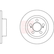 Apec 2 x Solid Rear Brake Discs DSK3095