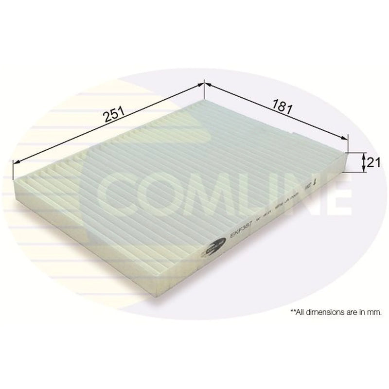 Comline Cabin Air Filter (Pollen Filter) EKF387