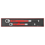 Teng Tools Torque Wrench Set FOAMX4 2 Pieces 3/8" & 1/2" Drive
