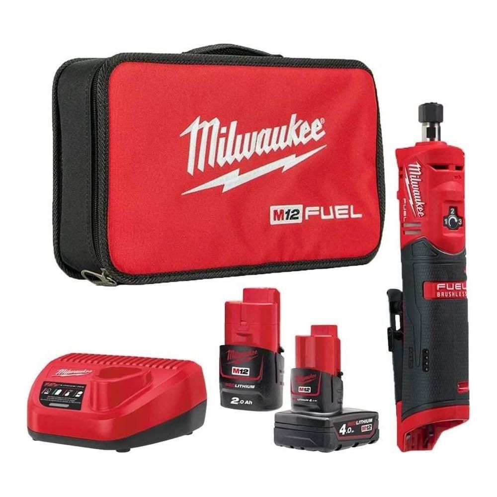 Milwaukee M12 FUEL  Straight Die Grinder Milwaukee  - Town Parts