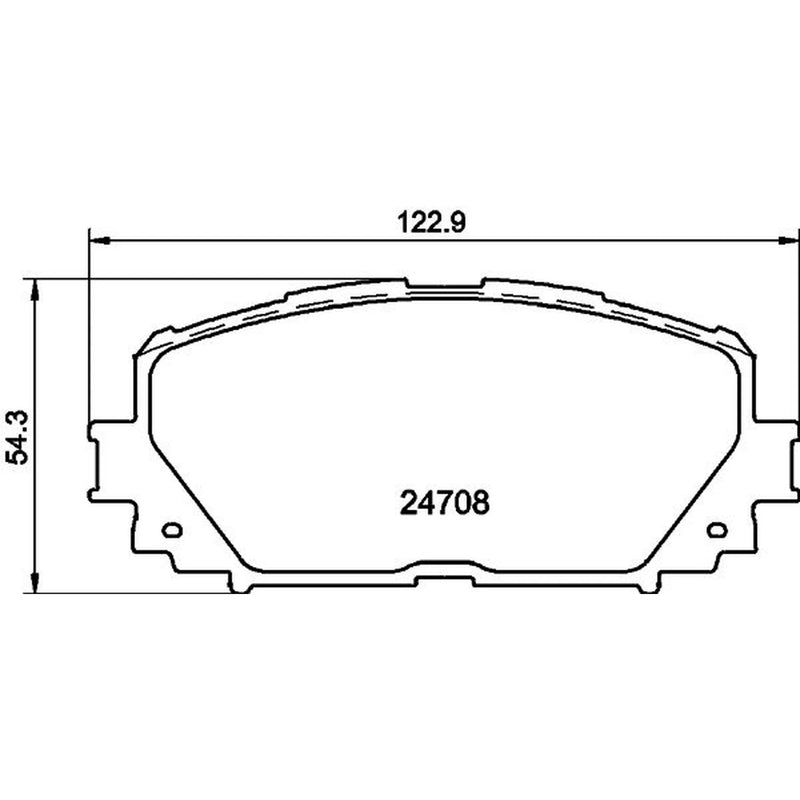 DON Front Brake Pad Set PCP1566