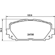 Mintex Front Brake Pad Set MDB2956