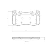 Brembo Front Brake Pad Set P50163