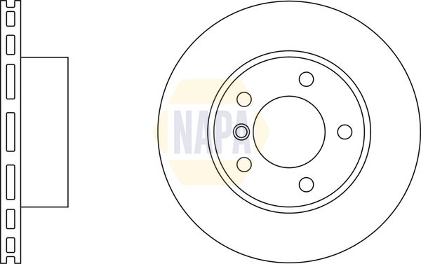NAPA Brake Disc Set Vented
