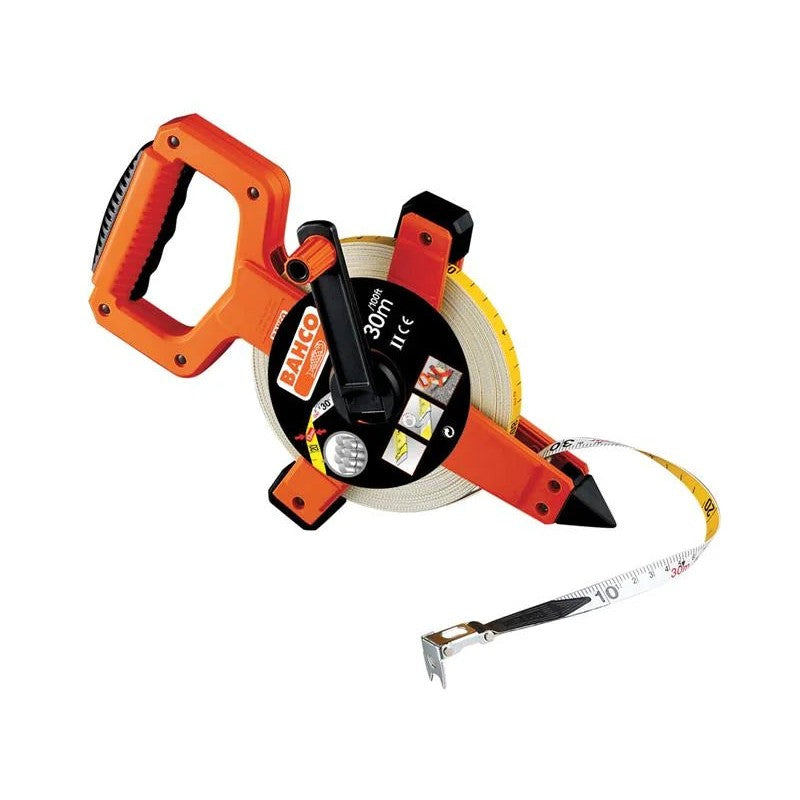 Bahco LTS Open Reel Fibreglass Tape 30m/100ft (Width 13mm) - LTS-30-E