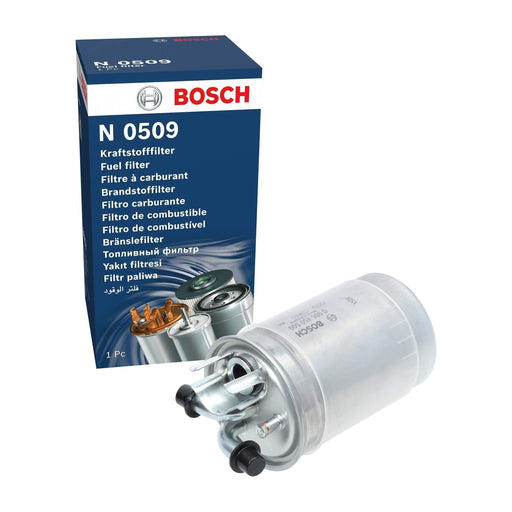 Genuine Bosch Car Fuel Filter N0509 Fits Audi A6 Quattro Tdi - 2.5 - 99-05 09864 Bosch  - Town Parts