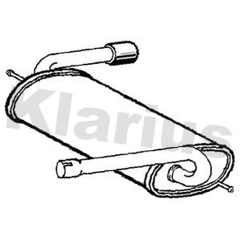 Klarius Box With Tail Pipe Rear FE1441W