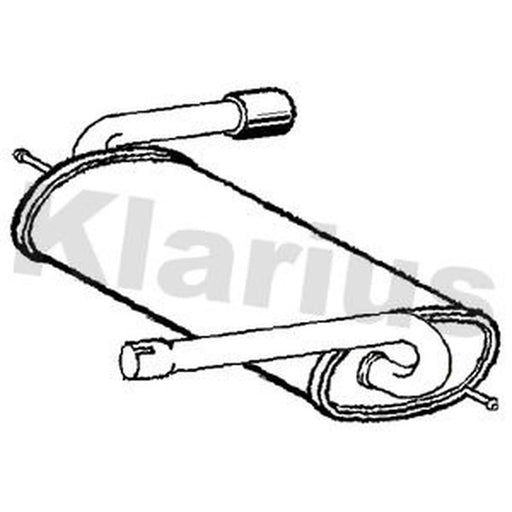 Klarius Box With Tail Pipe Rear FE1441W