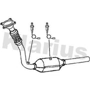 Klarius Catalyst Type Approved With Pipe Front 321646