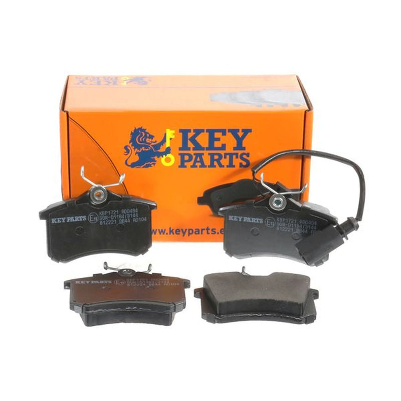 Key Parts 4 x Rear Brake Pad Set KBP1721
