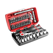 Facom 1/4in Drive Socket Set, 38 Piece - R.360NANOPB