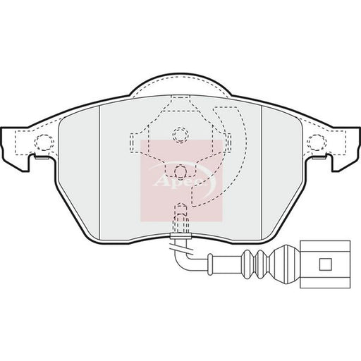 Apec Front Brake Pad Set PAD1110