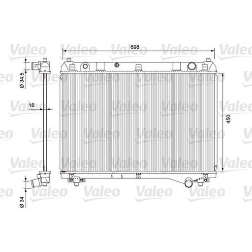Valeo Engine Radiator 701722