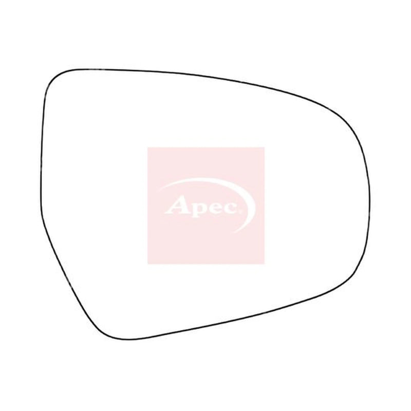Apec Exterior Wing Mirror Glass Right AMS2712
