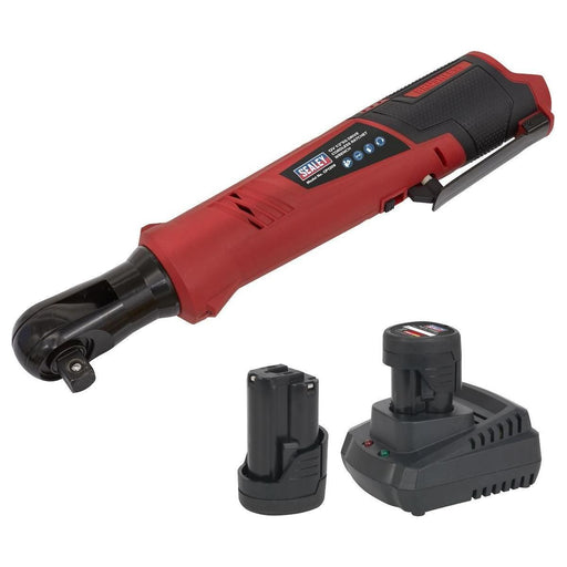 Sealey Cordless Ratchet Wrench Kit 1/2"Sq Drive 12V SV12 Series 2 Batteries Sealey  - Town Parts