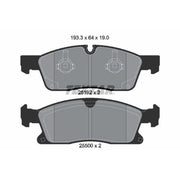 Textar Front Brake Pad Set 2519201