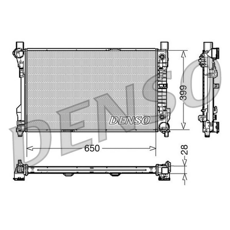 Denso Engine Radiator DRM17079