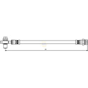 NAPA Brake Hydraulic Hose Line Rear Left NBH1320