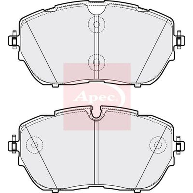 Apec Front Brake Pad Set PAD2083