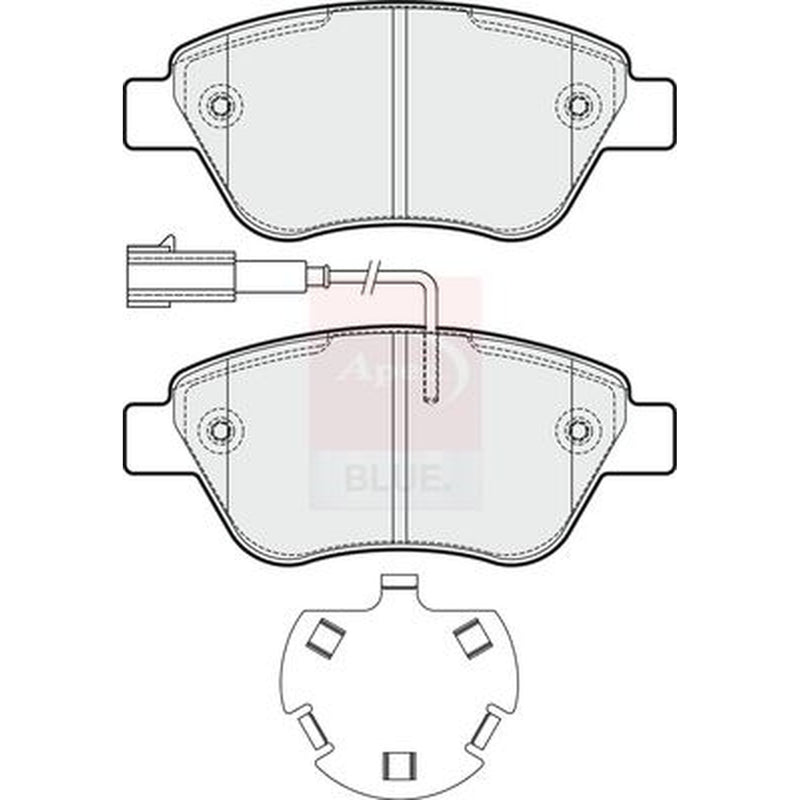 Apec Front Brake Pad Set PD3281