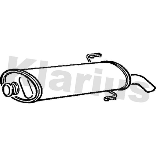 Klarius Box With Tail Pipe Rear PG514Q