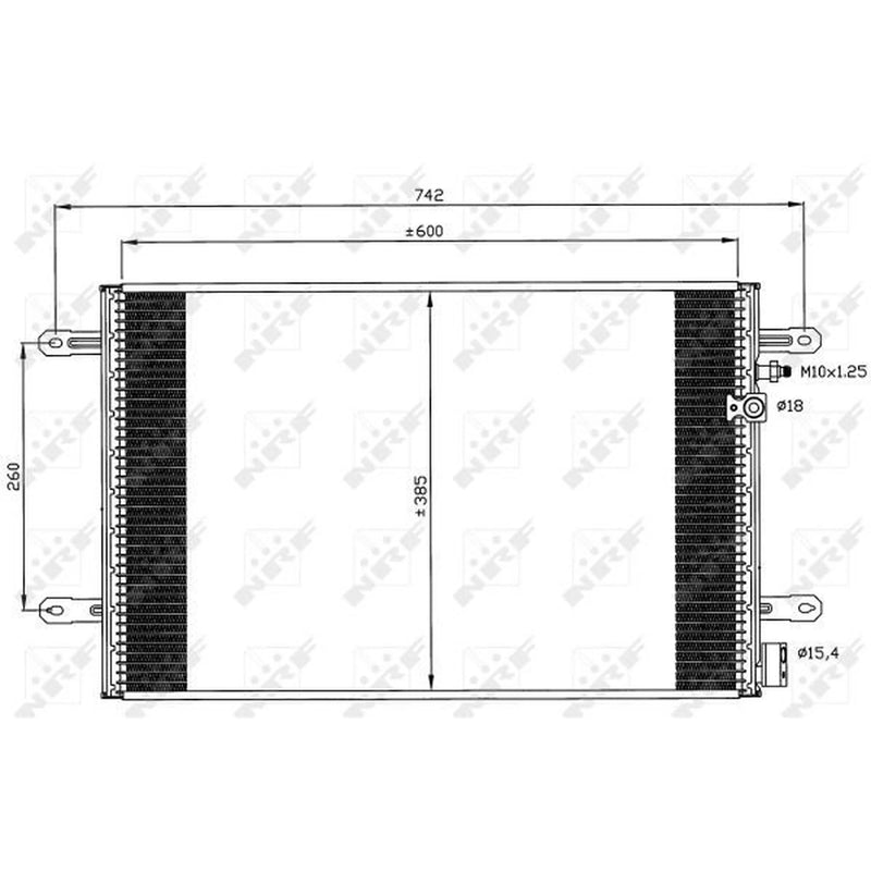NRF Air Conditioning Condenser 35605