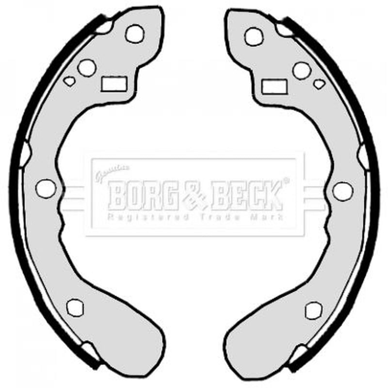 Borg & Beck Brake Shoe Set Axle Kit BBS6324