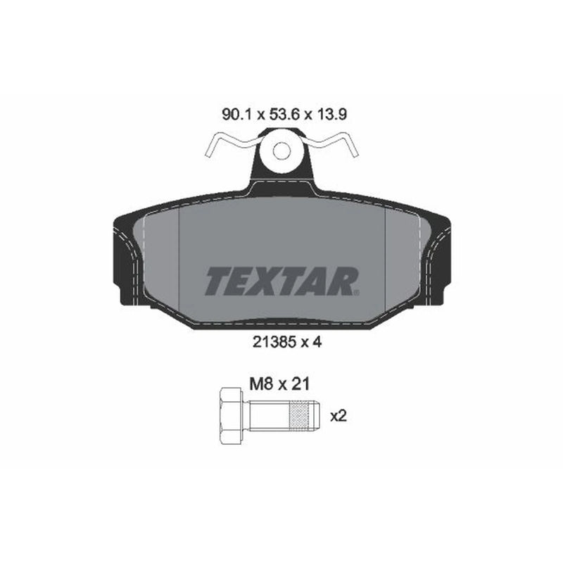 Textar Rear Brake Pad Set 2138501