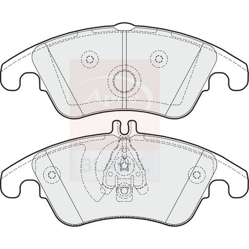 Apec Front Brake Pad Set PAD1620B