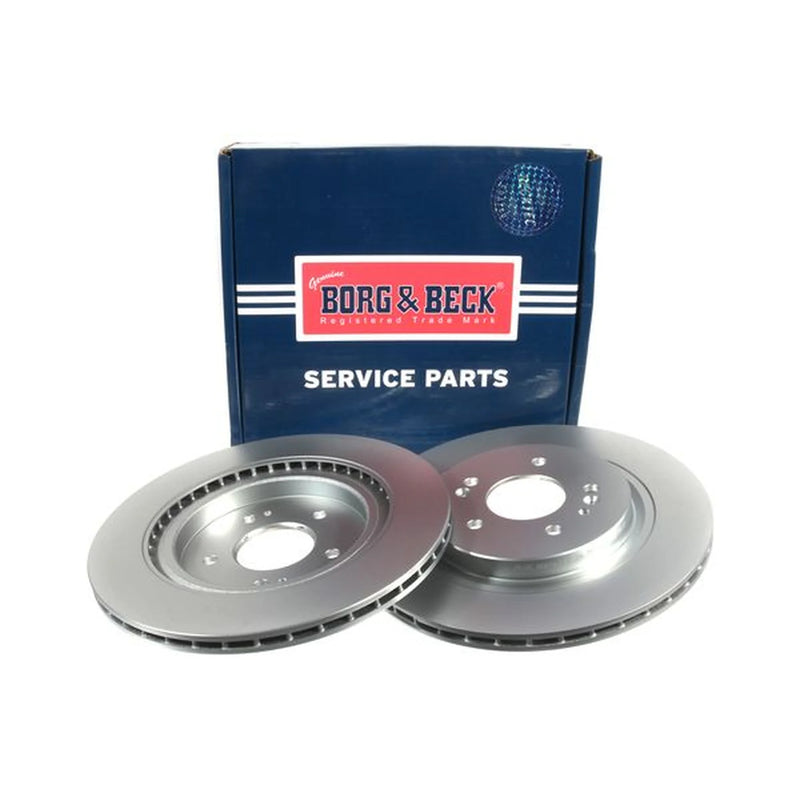 Borg & Beck 2 x Rear Brake Discs BBD5614