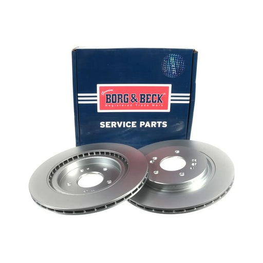 Borg & Beck 2 x Rear Brake Discs BBD5614