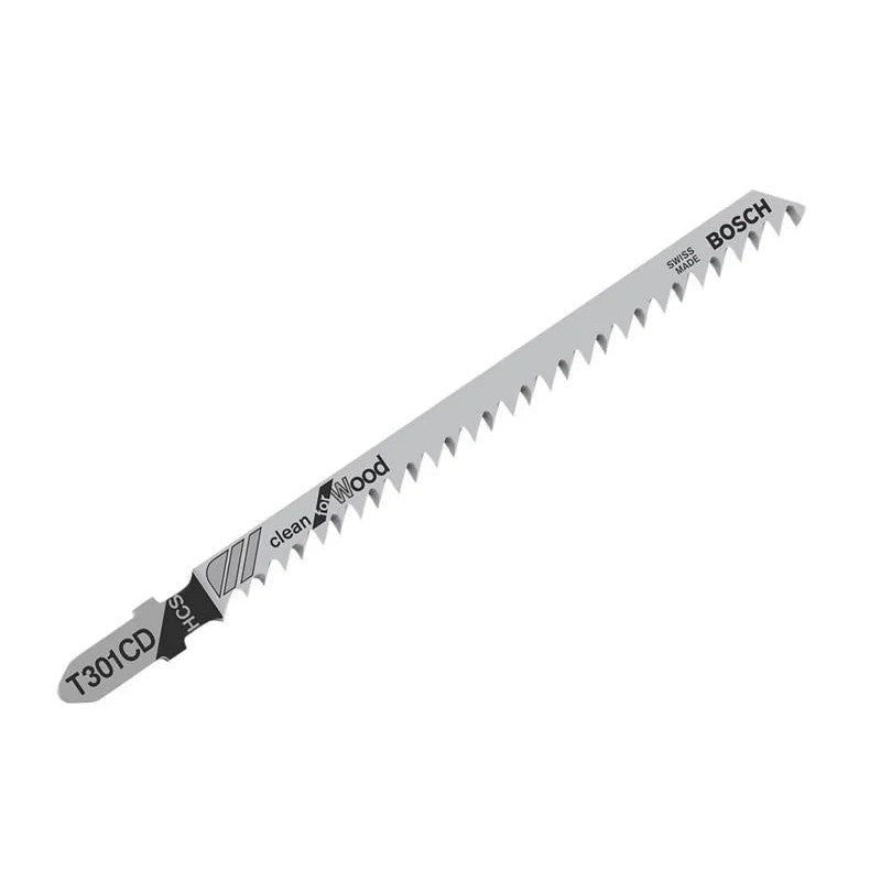 Bosch Powertool Accessories T 301 CD Clean for Wood Jigsaw Blade 100mm Pack of 5