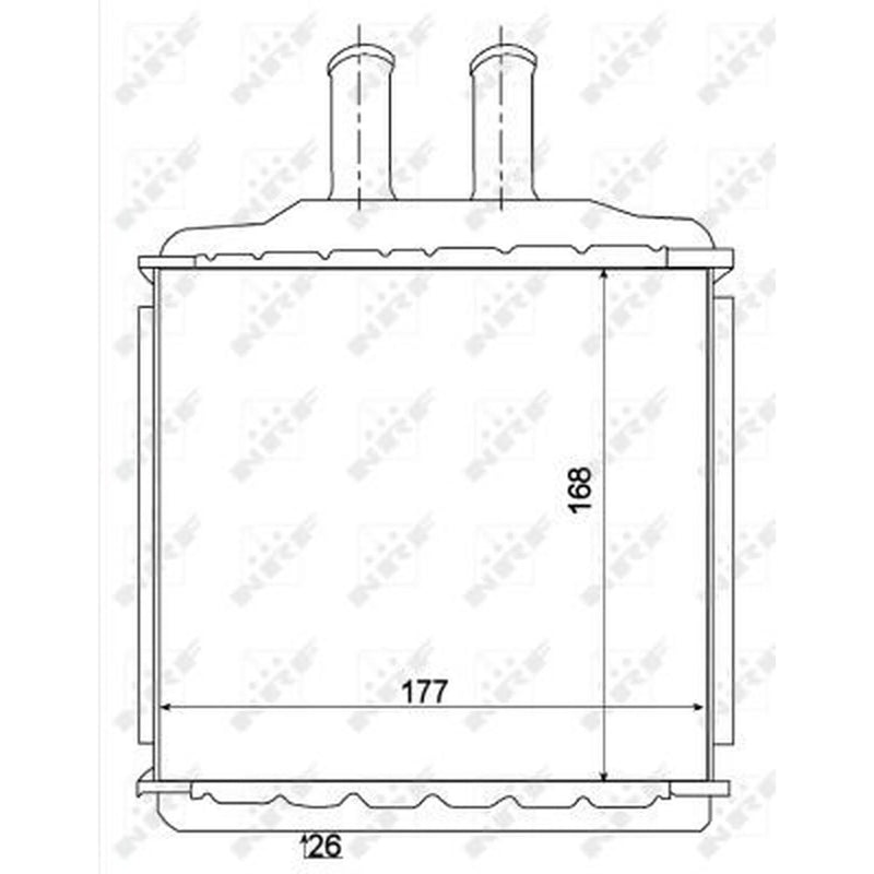 NRF Heater Matrix Core Heat Exchanger 54270